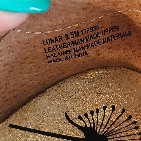 OBTB Lunar leather shoes salmon pink women's US size 8.5 perforated lace up - Picture 9 of 9